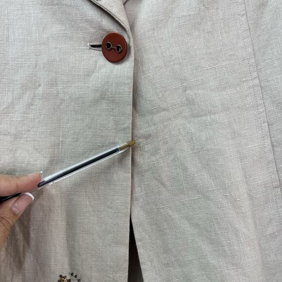 Vintage Cherokee Hawaiian Button Down Shirt Mens Sz M 90s Wooden Botton Surf‎ - Picture 2 of 15